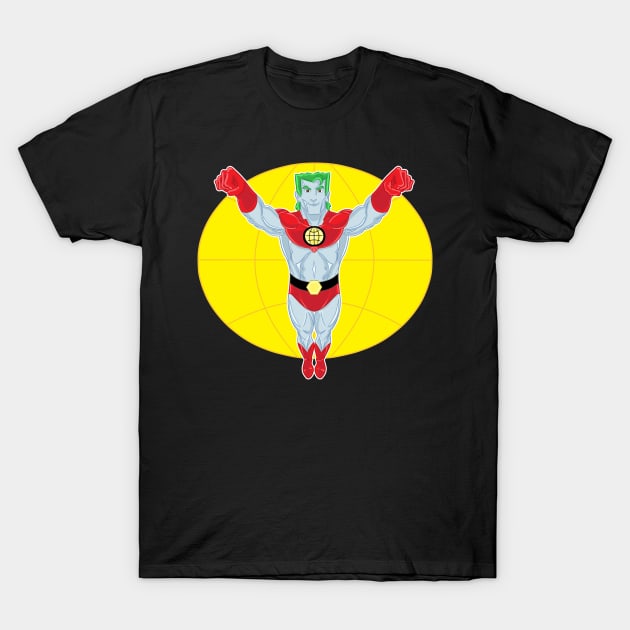 Captain Planet T-Shirt by AlanSchell76